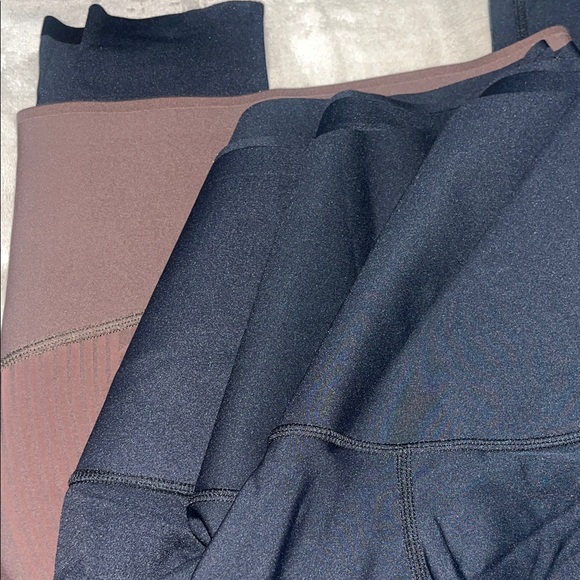 (Lot of 4) Full length Body Sculpt Leggings (Reversible Wear)  3 black 1 brown - Picture 7 of 11